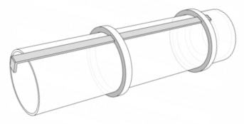 18mm motorhuis met motorhaak